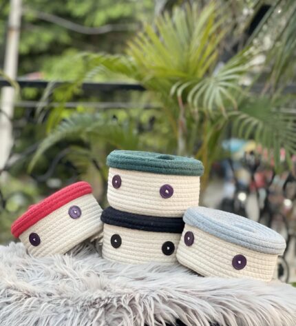 BUTTON BASKET PACK OF 2 PICS